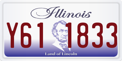 IL license plate Y611833