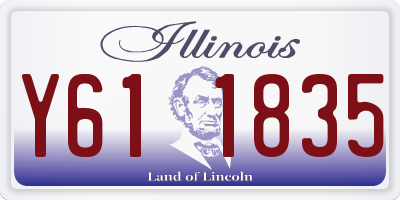 IL license plate Y611835