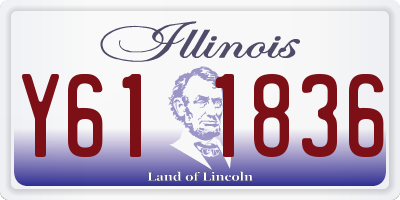 IL license plate Y611836