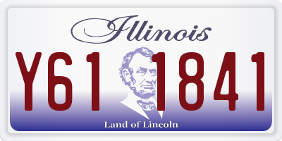 IL license plate Y611841