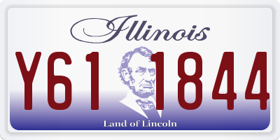 IL license plate Y611844