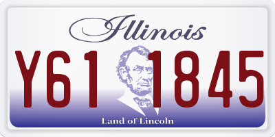 IL license plate Y611845