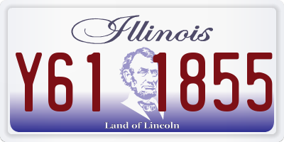 IL license plate Y611855