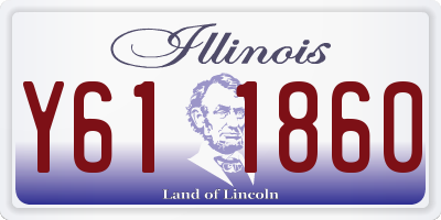 IL license plate Y611860