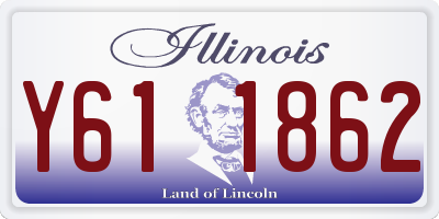 IL license plate Y611862