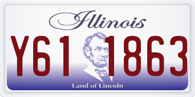 IL license plate Y611863