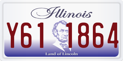 IL license plate Y611864