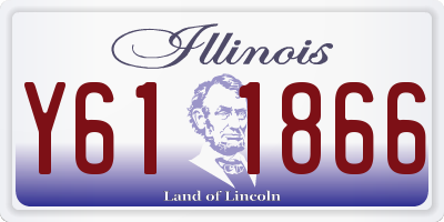 IL license plate Y611866
