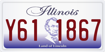 IL license plate Y611867