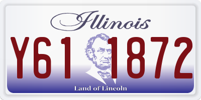 IL license plate Y611872