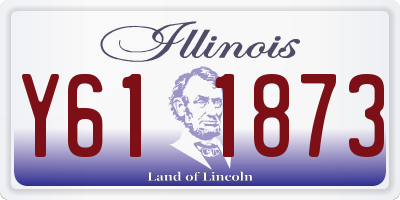 IL license plate Y611873
