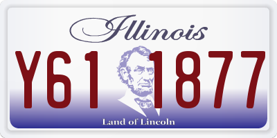IL license plate Y611877