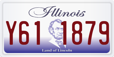 IL license plate Y611879