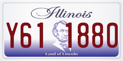 IL license plate Y611880
