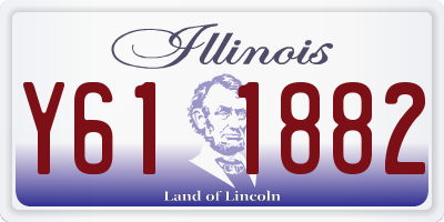 IL license plate Y611882