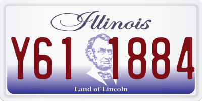 IL license plate Y611884