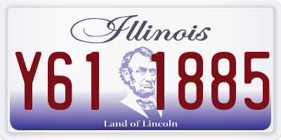 IL license plate Y611885