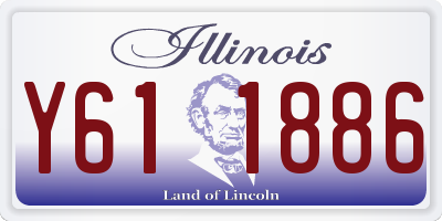 IL license plate Y611886