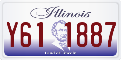 IL license plate Y611887