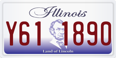 IL license plate Y611890