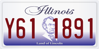 IL license plate Y611891