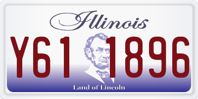 IL license plate Y611896
