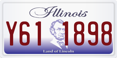 IL license plate Y611898