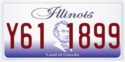 IL license plate Y611899