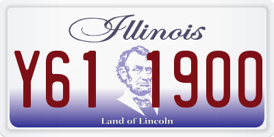 IL license plate Y611900