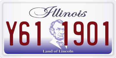 IL license plate Y611901