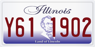 IL license plate Y611902