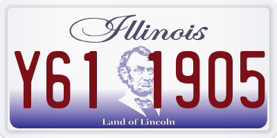 IL license plate Y611905
