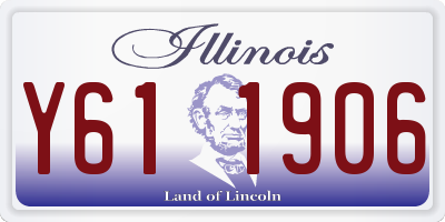 IL license plate Y611906