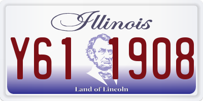 IL license plate Y611908