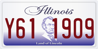 IL license plate Y611909