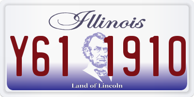 IL license plate Y611910