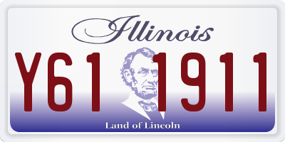 IL license plate Y611911