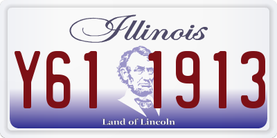 IL license plate Y611913