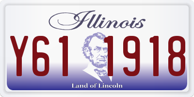 IL license plate Y611918