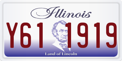 IL license plate Y611919