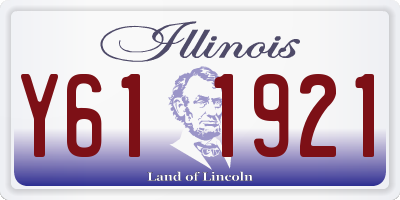 IL license plate Y611921