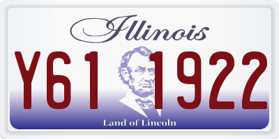 IL license plate Y611922