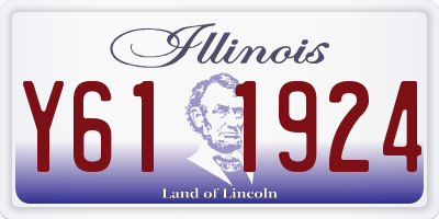 IL license plate Y611924