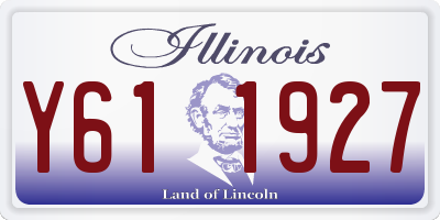IL license plate Y611927