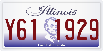 IL license plate Y611929