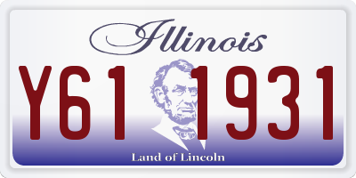 IL license plate Y611931