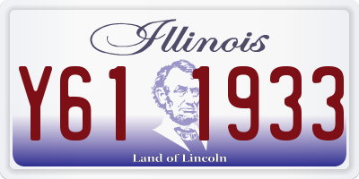 IL license plate Y611933