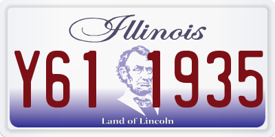 IL license plate Y611935