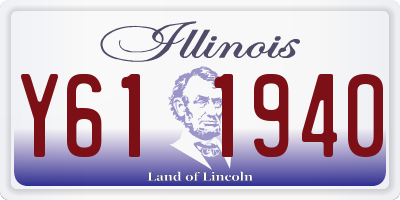 IL license plate Y611940