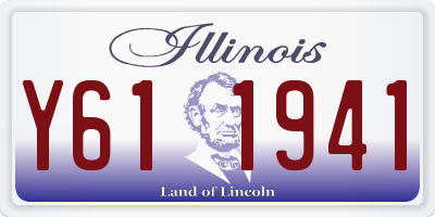 IL license plate Y611941